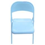 (4) White Folding Chairs