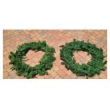 (2) Large Wreaths