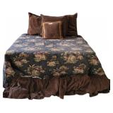 B&B Custom Made King Elephant Comforter Set