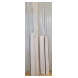 Assorted White Painted Wood Pieces