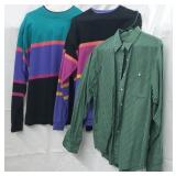 (3) Ladies Large Name Brand Tops
