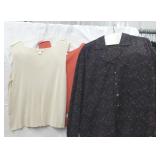 (3) Ladies Name Brand Tops, Large & Size 16