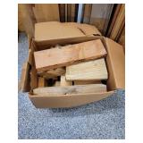 16x13x12in Box of Wood Pieces