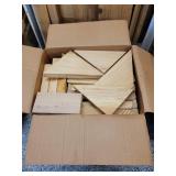 16x13x12in Box of Wood Pieces