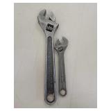 10in and 6in Crescent Wrenches