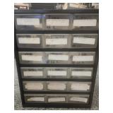 Small Drawer Organizer with Contents