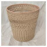 Vintage Wicker Waste Basket