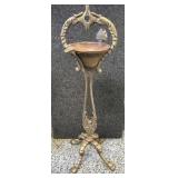 Antique Metal Ashtray 27in Tall
