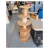 (5) Wooden Spindles