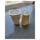 (3) Styrofoam Plant Covers