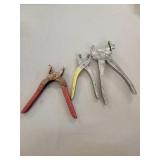 Vintage Spark Plug Pliers, Leather Punch and Myste