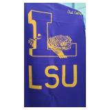 1 X-large LSU reversable blanket, purple and gold