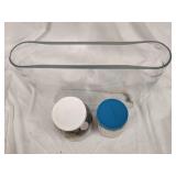 Large Vase with 2 Jars of Rocks