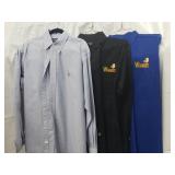 2 Name Brand Golf Polo shirts men size medium