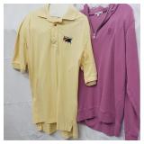2 Name Brand Golf apparel, 1 polo and 1 Vest