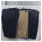 3 Name Brand golf shorts, men size 38