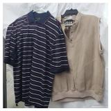 2 Holiday Shirts size Large