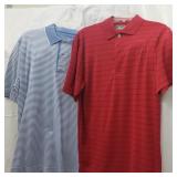 3 Name Brand Golf Polo shirts men size medium