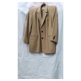 1 Talbot Cashmere Camel Blazer size 14