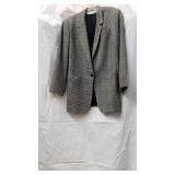 1 C&W B&W herringbone blazer size 18