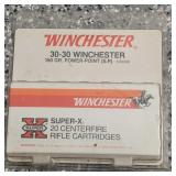 Winchester Super X 20 Centerfire Rifle Cartridges