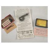 Vintage Complete Starrett Micrometer Tool