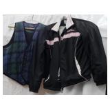 2 name brand ladies tops, size large