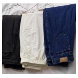 3 name brand ladies pants, size 18