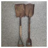 (2) Shovels