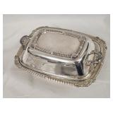 Lidded Silver Serving Dish