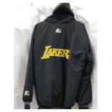 1 LA Lakers hooded jacket black, size men medium