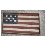 Wood American Flag