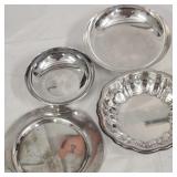 (4) Silver Bowls