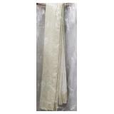 (2) 84in Dual Panel Light Olive Blackout Drapes