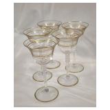 Gold Rimmed Stemware