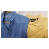 2 Name Brand Golf apparel, 1 polo and 1 Vest