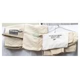 8 Collectible Canvas Bank Bags- US Mint, Calcesieu