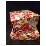 (2) Pioneer Woman Print Boxes with Contents