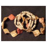 (3) Stretchy Beaded Bracelets