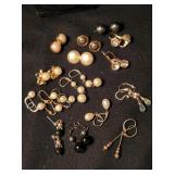 (16) Pair of Earrings in Double Sided Pill Keeper