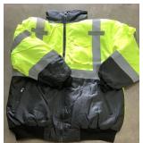 Ansi 107 Class 3 Jacket Type R Zipper Closure