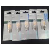 (5) LED E17 Light Bulbs