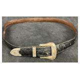 Fritch Bros. Sterling Silver 10 k Bell Buckle