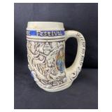 7 in. Texas Renaissance Festival 1988 Beer Stein