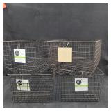NWT (4) M Design Storage Baskets