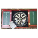 Brookstone English Pub Dart Game with Cabinet