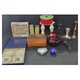 Misc Lot Including: Candle Stick Holders & More