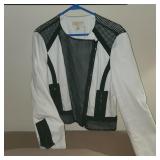 Michael Kors Black & White Jacket Sz8