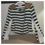 Gibson Latimer Black, White, Tan Jacket