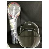 Pro Impact Tennis Rackets & (2) Evans Drumheads